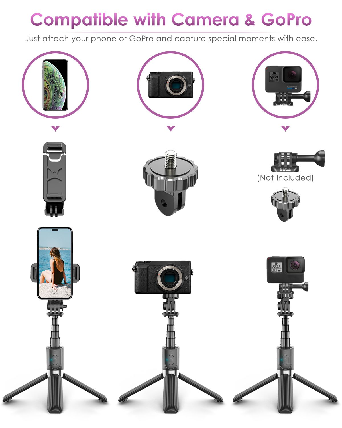 ELEGIANT-EGS-06-Black-Selfie-Stick-Tripod-Aluminum-All-in-One-Extendable-Selfie-Stick-bluetooth-with-1699963