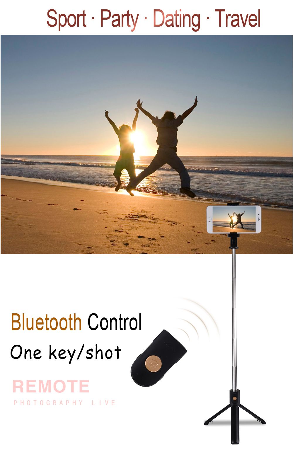 K07-Selfie-Stick-Remote-Control-Integrated-Tripod-Rotate-Click-Compact-Size-One-Key-Compatible-With--1744324