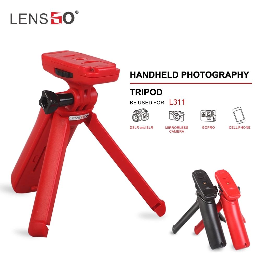 LENSGO-L311-Mini-Selfie-Stick-Tripod-Stand-Mount-Monopod-Table-Tripod-with-SmartphoneGopro-Holder-fo-1764418