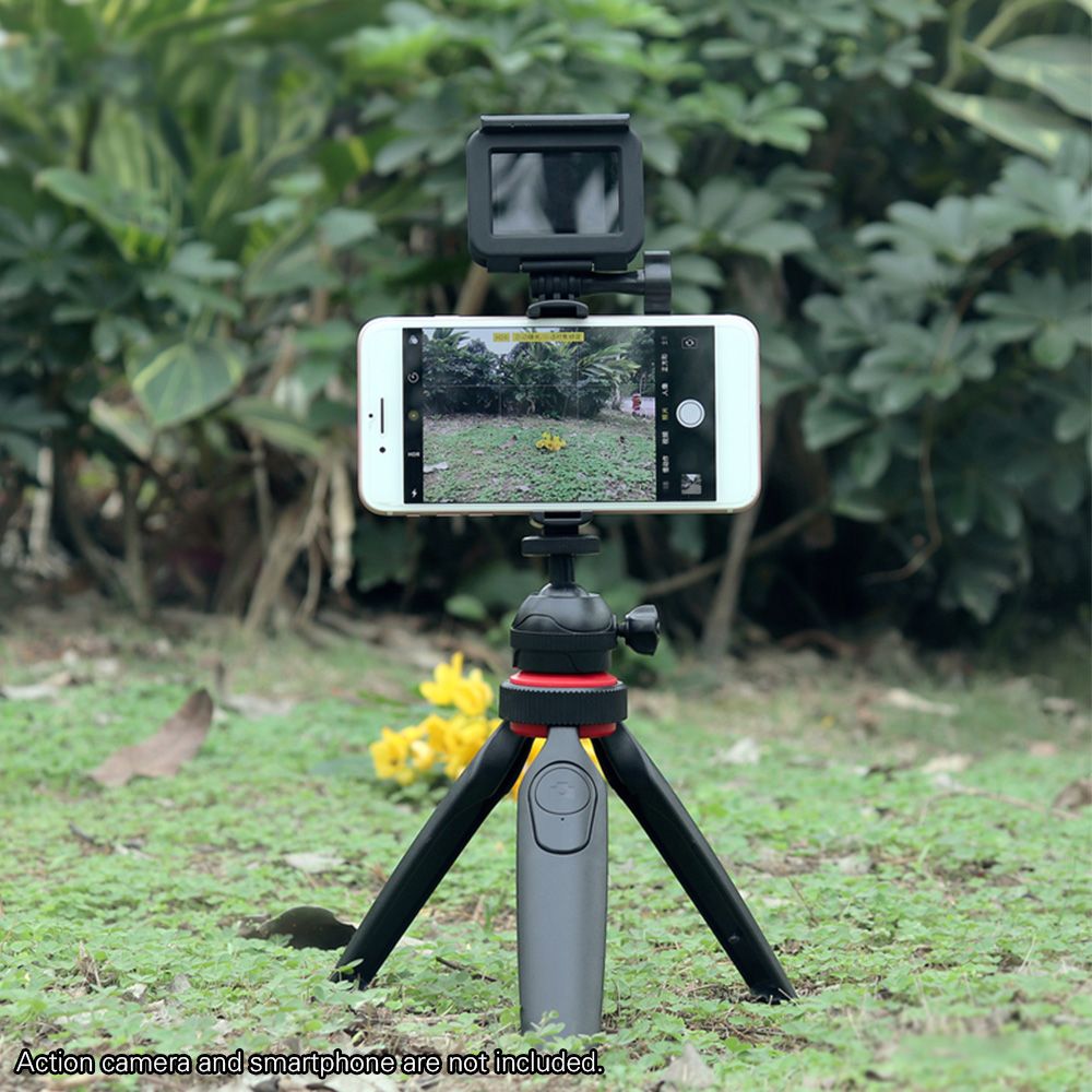 Lensgo-L322-Portable-Multi-Functional-Desktop-bluetooth-Tripod-with--Phone-Holder-Remote-Control-for-1764420