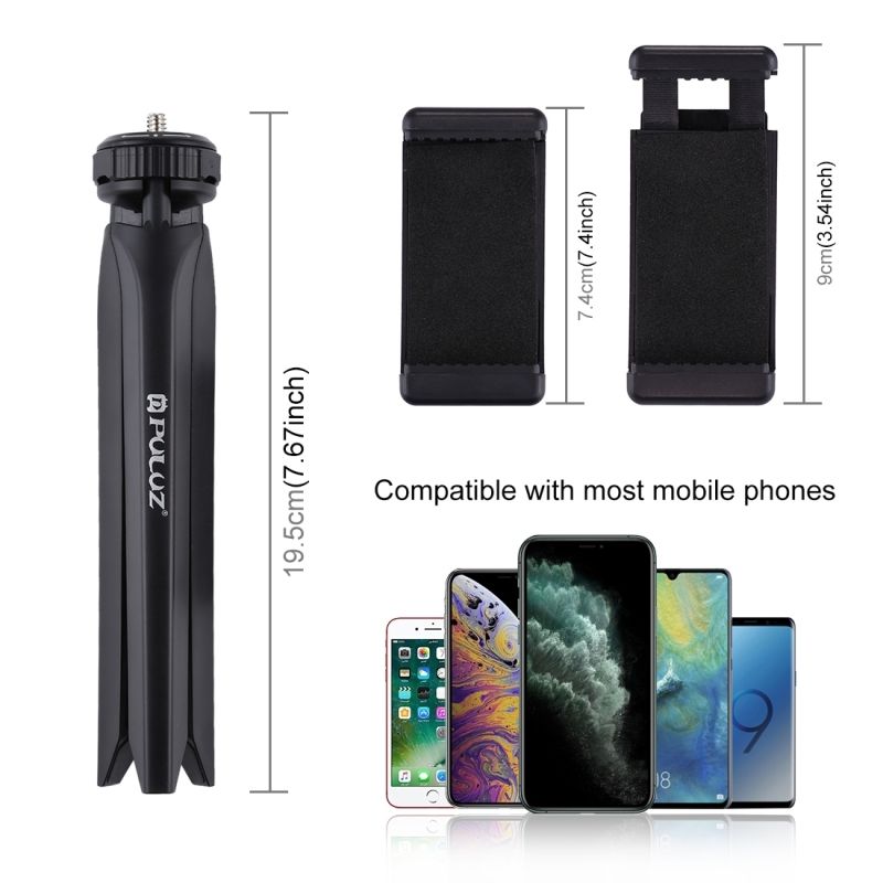 PULUZ-Mini-Folding-phone-Stand-Bracket-Flexible-Smartphones-Clip-Holder-for-Smartphone-Portable-Trip-1749539