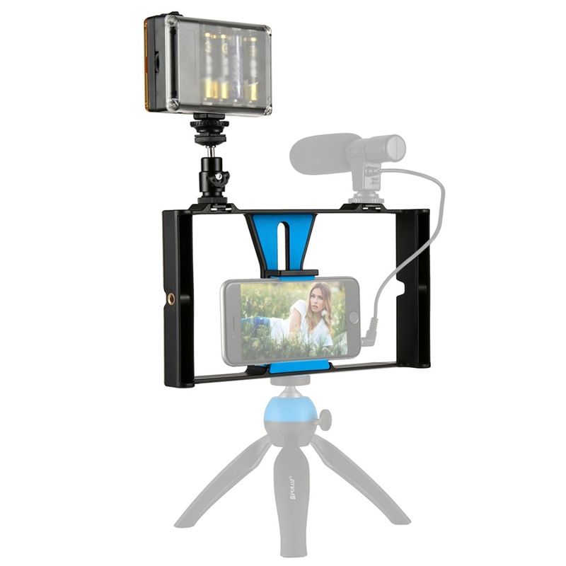 Puluz-PKT3021-Rig-Stabilizer-Holder-Video-Light-for-Smart-Phone-Photography-1504020