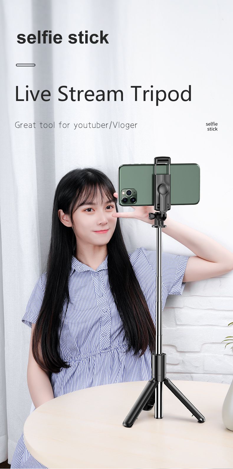 S03-Selfie-Stick-Wireless-bluetooth-Tripod-Selfie-3-In-1-Extendable-Foldable-Monopod-Remote-Control--1744380