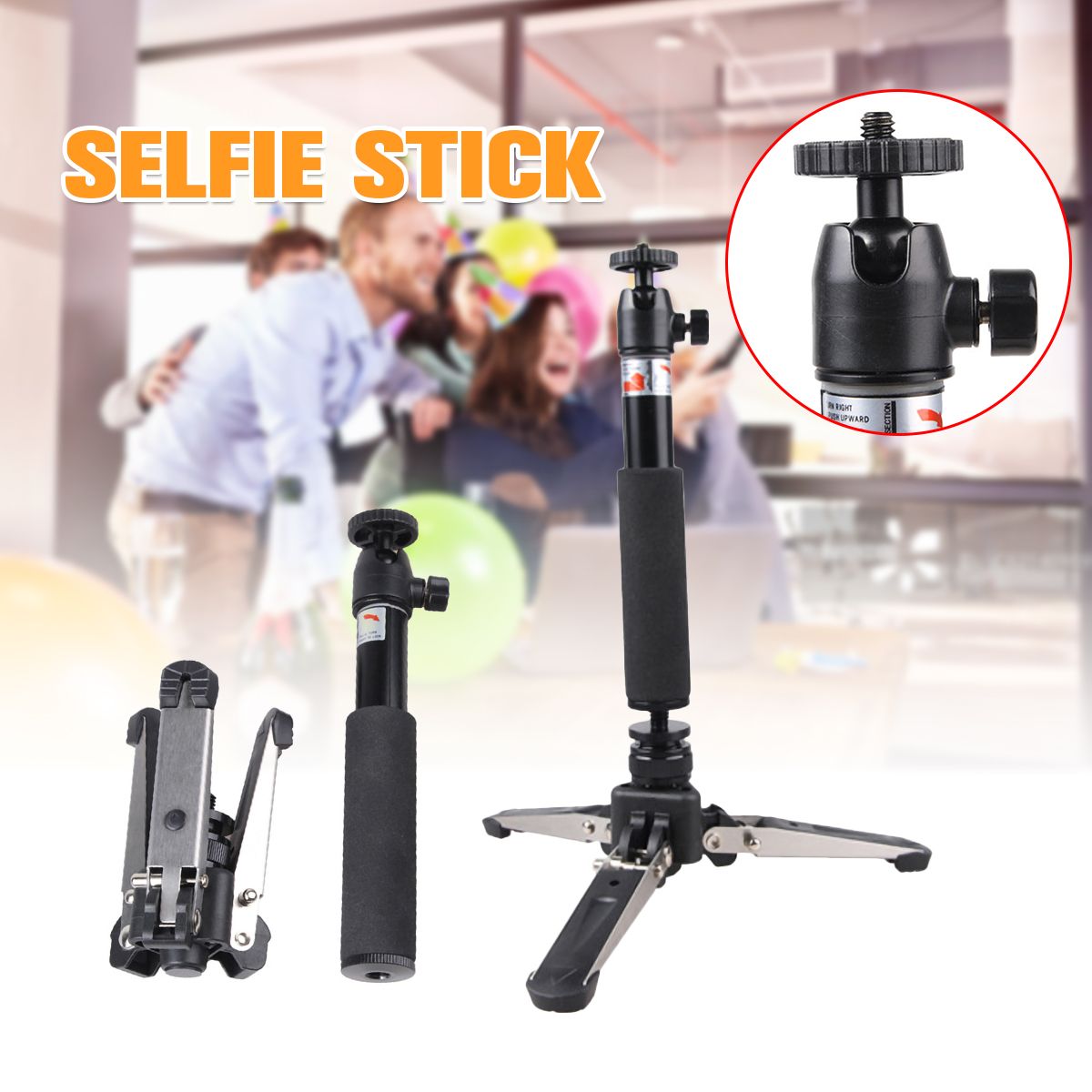 Selfie-Stick-Electronic-Mobile-Stabilizer-Bracket-Handheld-Phone-Stabilizer-Extension-Rod-Tripod-for-1633458
