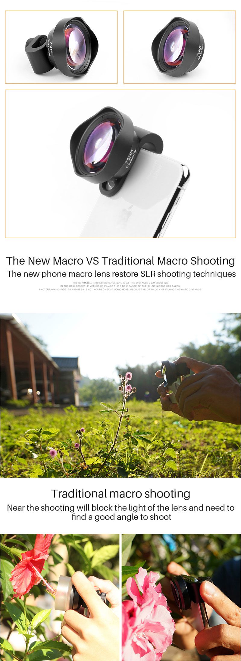 Ulanzi-75mm-10X-Macro-Lens-HD-No-Distortion-17mm-Thread-DSLR-Effect-Clip-on-for-iPhone-Huawei-Smartp-1598949