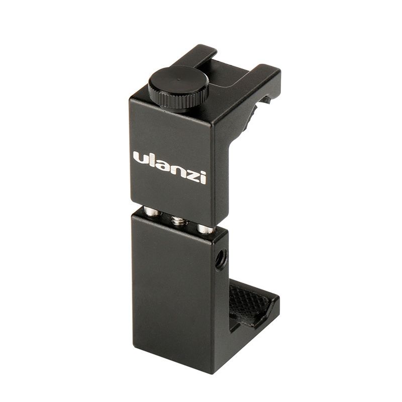 Ulanzi-ST-02S-Aluminum-Rotate-Vertical-Horizontal-Phone-Holder-Clamp-Clip-with-Cold-Shoe-Mount-1285092