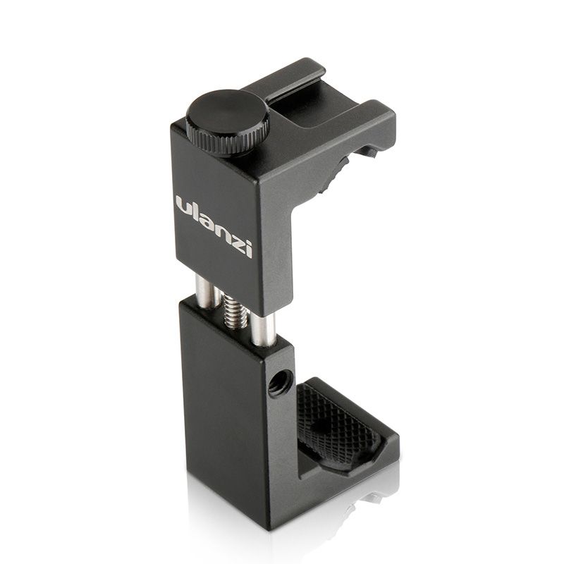 Ulanzi-ST-02S-Aluminum-Rotate-Vertical-Horizontal-Phone-Holder-Clamp-Clip-with-Cold-Shoe-Mount-1285092