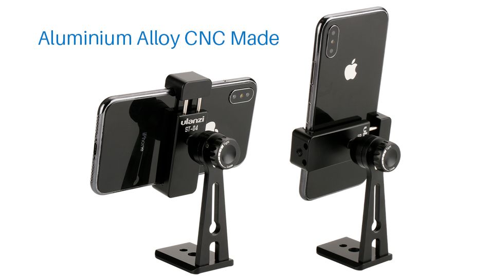 Ulanzi-ST-04-Adjustable-360-Degree-Rotation-Turnable-Phone-Photography-Clip-Holder-Stand-Mount-1360894