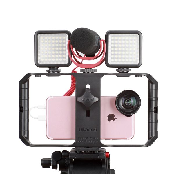 Ulanzi-U-Rig-Pro-3-Shoe-Mount-Smartphone-Video-Rig-Filmmaking-Handheld-Stabilizer-Grip-with-Fill-Lig-1270518