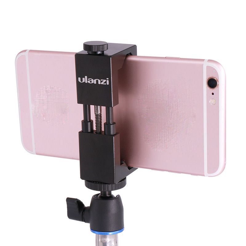 Ulanzi-Universal-Aluminum-Metal-Smartphone-Tripod-Mount-Adapter-Holder-Clip-1140289