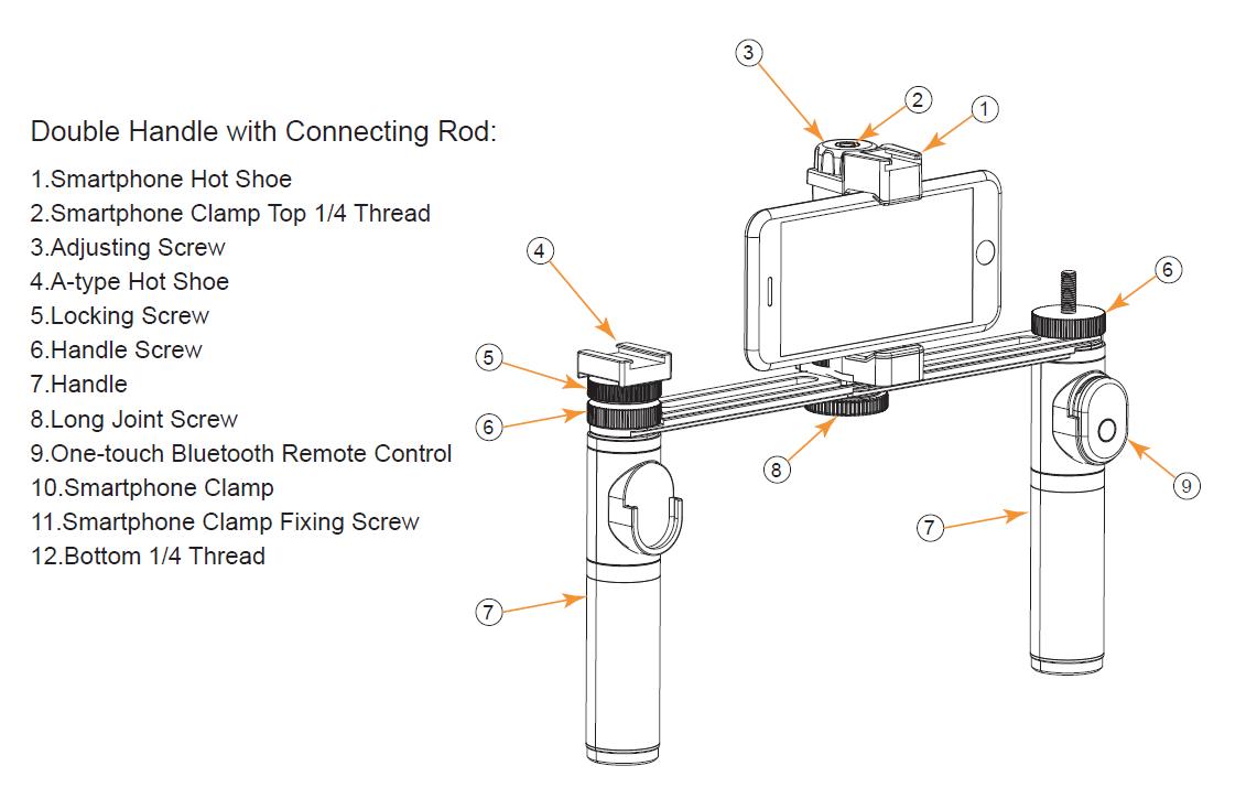 VIEWFLEX-VF-H7-bluetooth-Electronic-Video-Grip-Stabilizer-with-LED-Light-Microphone-Remote-Control-1284013