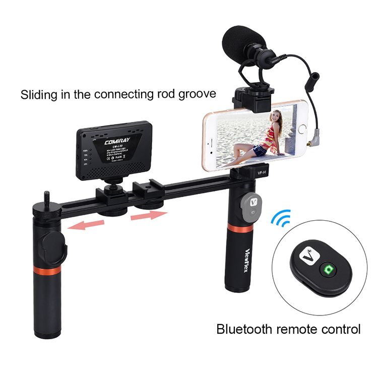 VIEWFLEX-VF-H7-bluetooth-Electronic-Video-Grip-Stabilizer-with-LED-Light-Microphone-Remote-Control-1284013