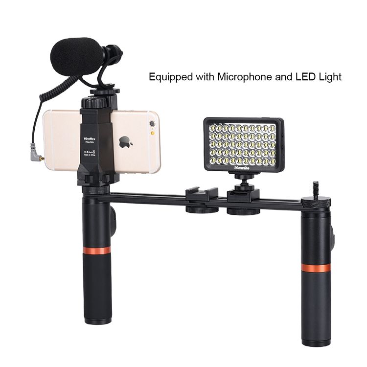 VIEWFLEX-VF-H7-bluetooth-Electronic-Video-Grip-Stabilizer-with-LED-Light-Microphone-Remote-Control-1284013