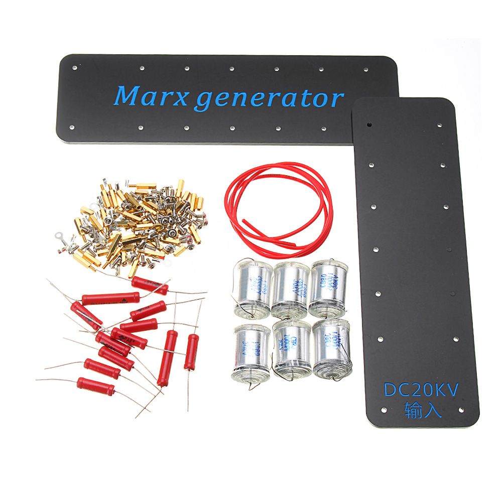 6-Level-Marx-Generator-Cool-Artificial-Flash-High-Voltage-Arc-Student-Experiment-DIY-Device-1414371
