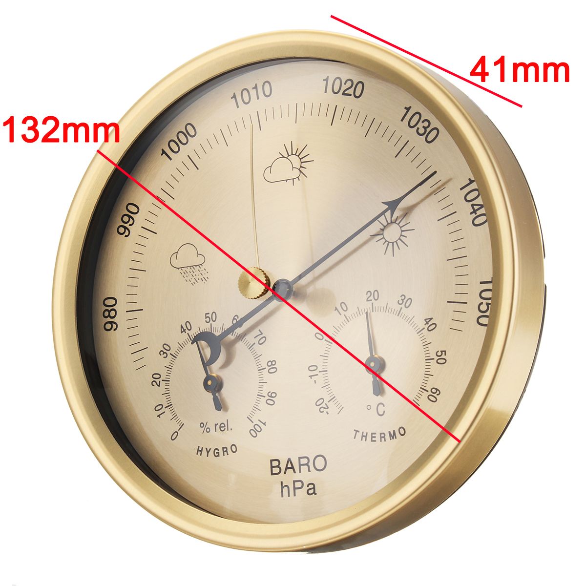 3-IN-1-Wall-Hanging-Weather-Thermometer-Barometer-Hygrometer-Home-Decor-132MM-1262804