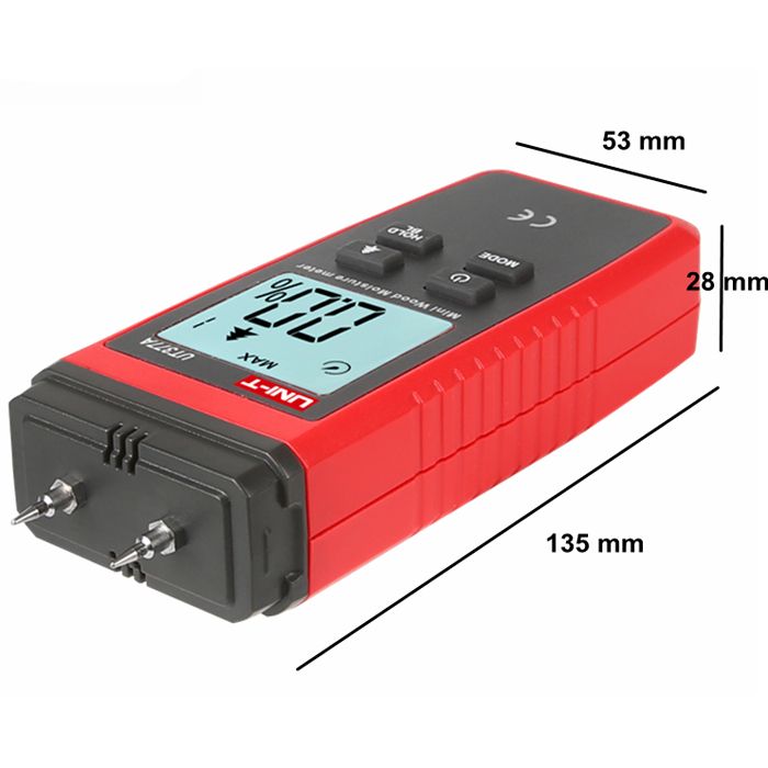 UNI-T-UT377A-Digital-Wood-Moisture-Meter-Paper-Plywood-Wood-Humidity-Tester-Hygrometer-with-LCD-Disp-1226030