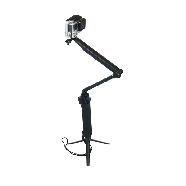 Three-Way-Arm-Mount-Adjustable-Monopod-Stick-Stand-Bracket-for-GoPro-Hero-4-3plus-3-SJ4000-SJ5000-1054732