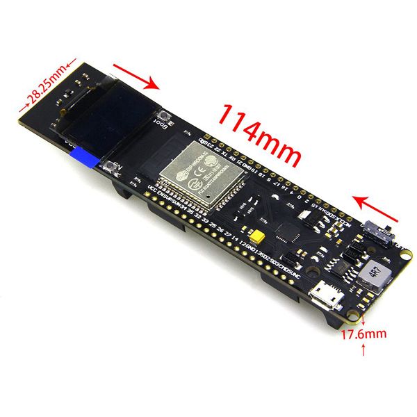 2pcs-Wemos-TTGO-WiFi--bluetooth-Battery-ESP32-096-Inch-OLED-Development-Tool-1432847