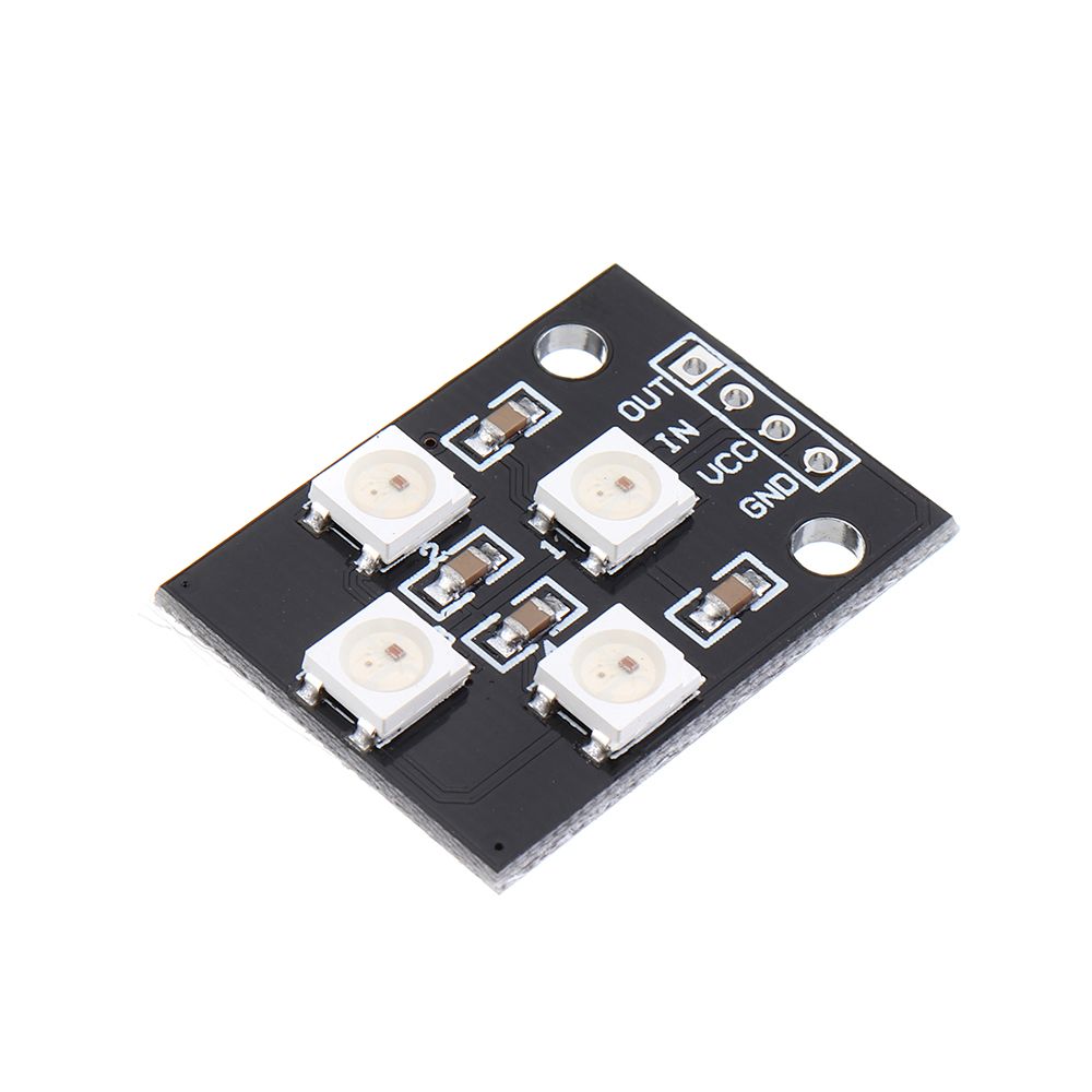 3pcs-WS2812B-4-5V-5050-RGB-LED-Lamp-Panel-Board-4-Bit-Full-color-Driver-Module-Development-Board-1508321
