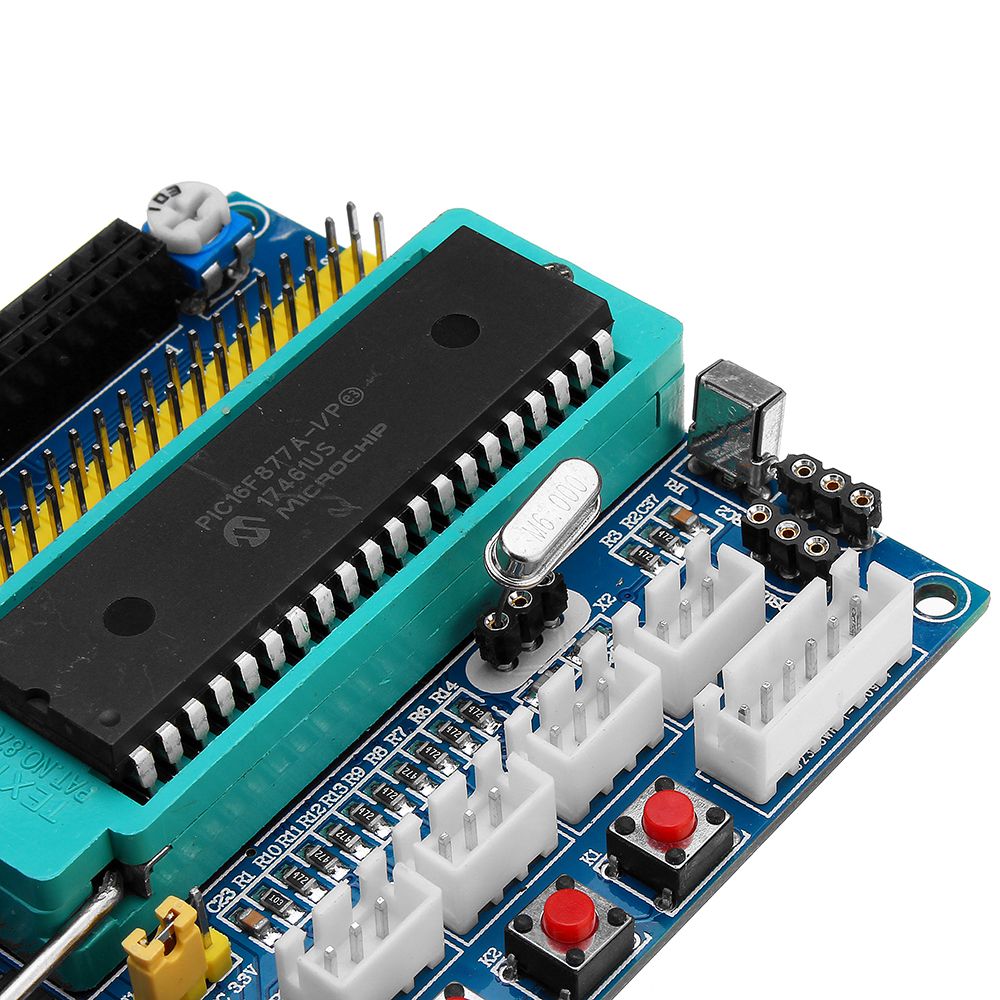DC-12V-PIC16F877A-PIC-Minimum-System-Development-Board-Emulator-JTAG-ICSP-Program-Minimum-System-Mic-1393608