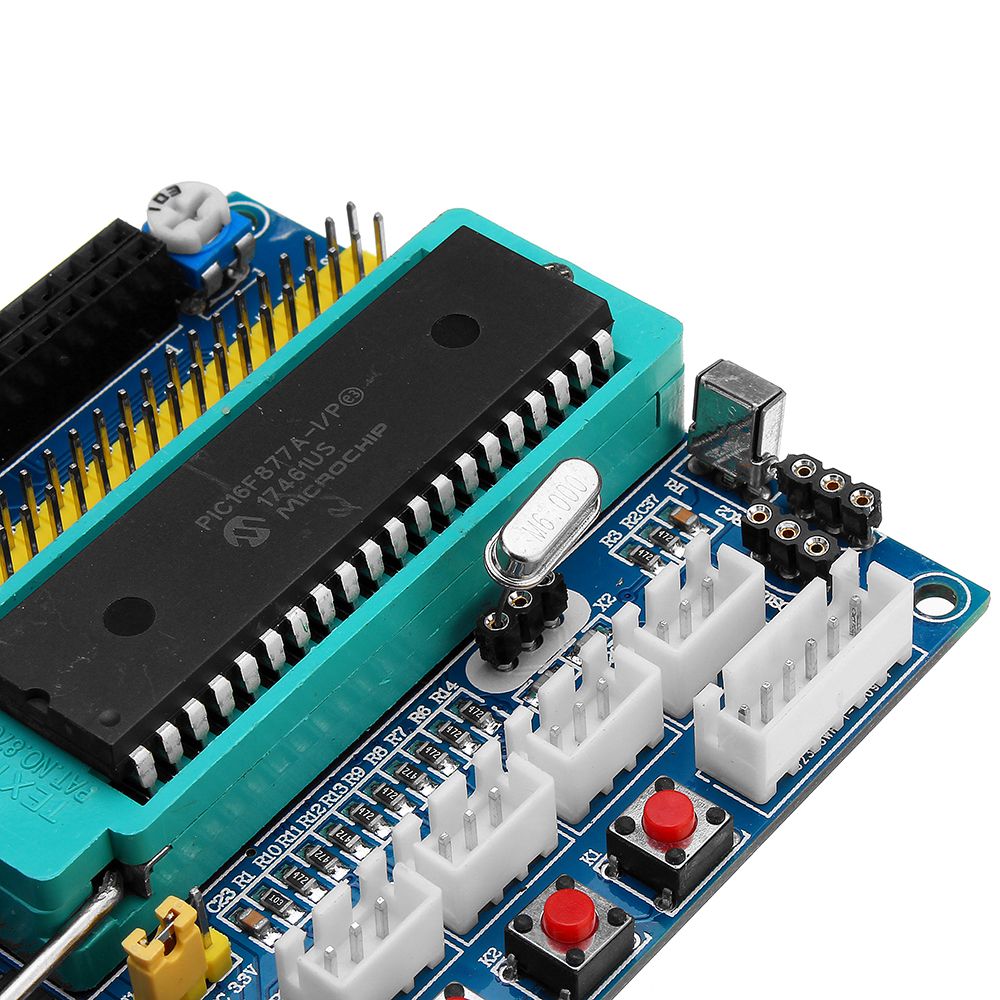 DC-12V-PIC16F877A-PIC-Minimum-System-Development-Board-Emulator-JTAG-ICSP-Program-Minimum-System-Mic-1393608