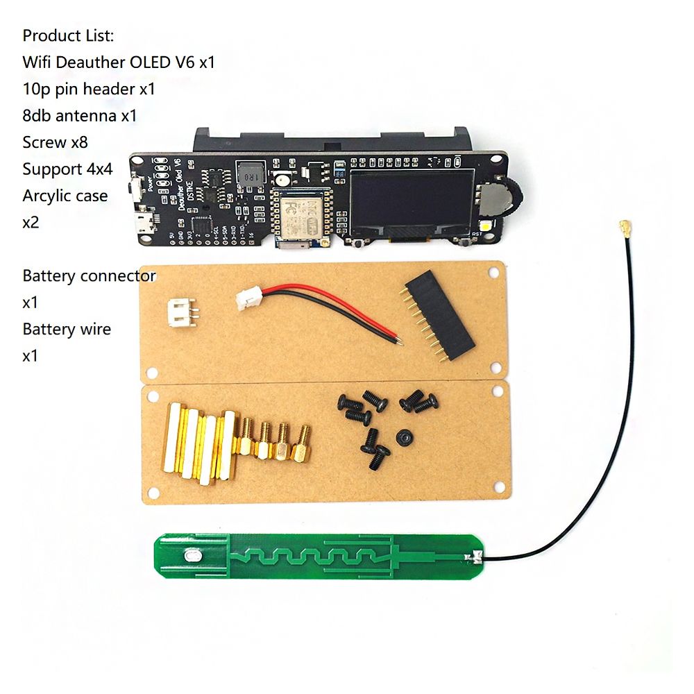 DSTIKE-WiFi-Deauther-OLED-V6--ESP8266-Development-Board-with-Polarity-Protection-Case-Antenna-4MB-ES-1703559