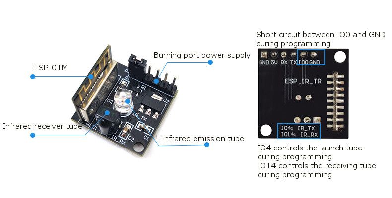 ESP8285-Infrared-Receiving-and-Transmitting-WiFi-Remote-Control-Switch-Module-Development-Learning-B-1683526