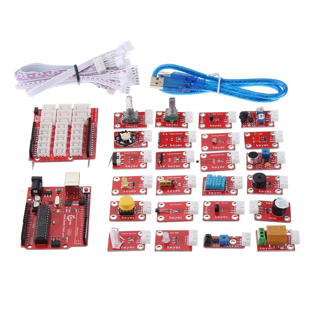 Keyes-Brick-24-In-1-Sensor-Kit-UNO-R3-Development-Module-Board-Starter-Learning-Kit-Free-Tutorial-Ke-1661344