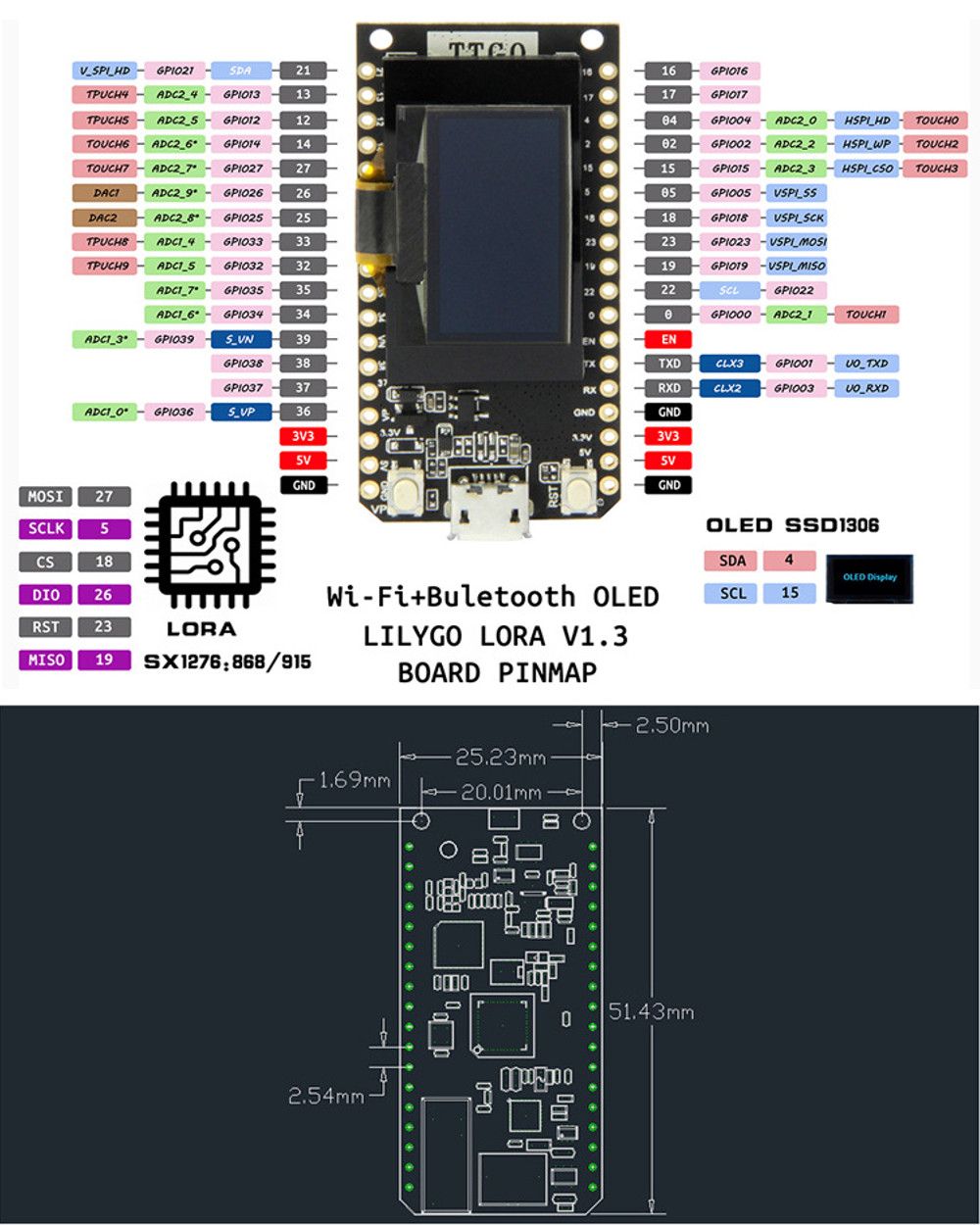 LILYGOreg-TTGO-LORA32-V13-868Mhz-ESP32-096-Inch-OLED-Wireless-WiFi-bluetooth-Module-with-Antenna-1676698