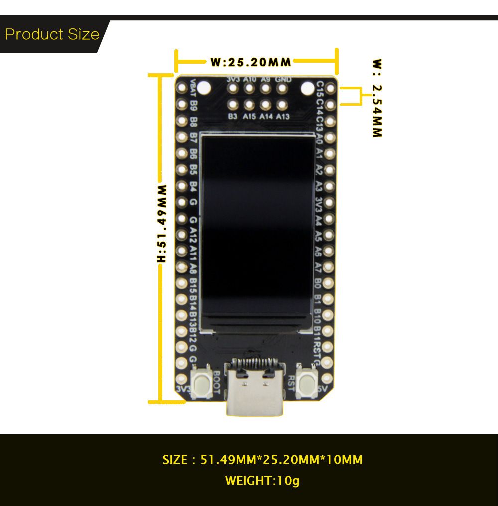 LILYGOreg-TTGO-T-Display-GD32-RISC-V-32-bit-Core-Minimal-Development-Board-114-IPS-1652870