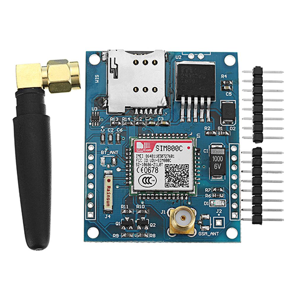 SIM800C-Development-Board-GSM-GPRS-Module-Support-Message-bluetooth-TTS-DTMF-Quad-band-1293011