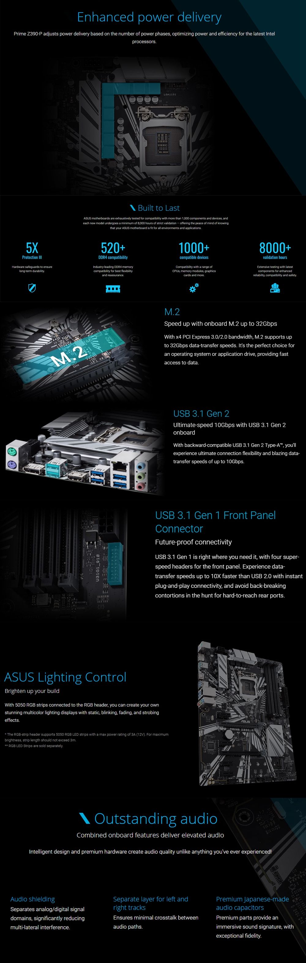 ASUS-PRIME-Z390-P-Intelreg-Z390-Chip-ATX-Motherboard-64GB-DDR4-Mainboard-for-LGA-1151-1606216
