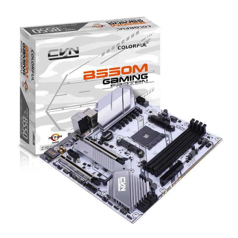 Colorful-CVN-B550M-GAMING-FROZEN-V14-Computer-Motherboard-4-DDR4-Memory-OC-Support-AMD-Socket-AM4-an-1710085