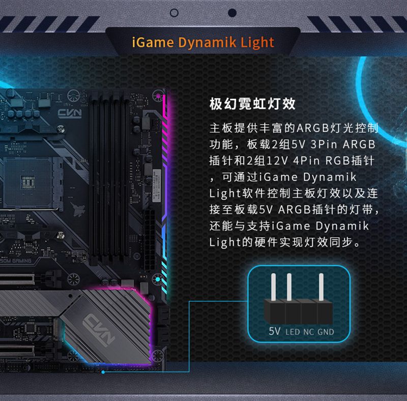 Colorful-CVN-B550M-GAMING-PRO-V14-Computer-Motherboard-4-DDR4-Memory-OC-Support-AMD-Socket-AM4-and-3-1710099