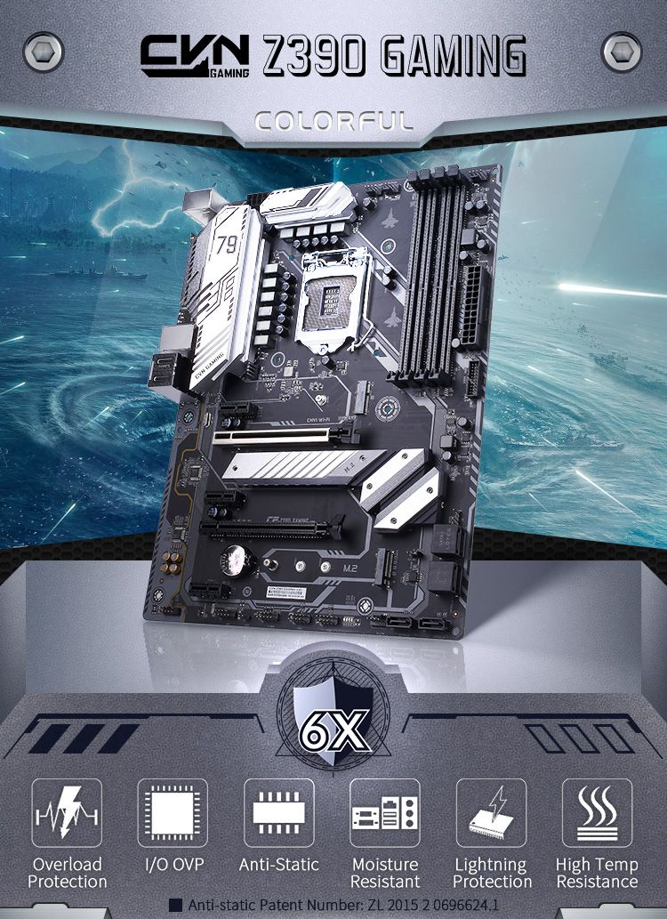 Colorful-CVN-Z390-GAMING-V20-Gaming-Motherboard-Support-9600K--9700K--9900K-Intel-Z390--LGA1151-1617040