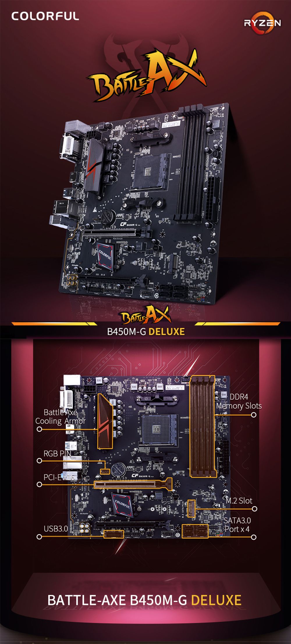 Colorfulreg-BATTLE-AX-B450M-G-DELUXE-V14-AMD-B450-Chip-M-ATX-Motherboard-Mainboard-for-AMD-Socket-AM-1558296