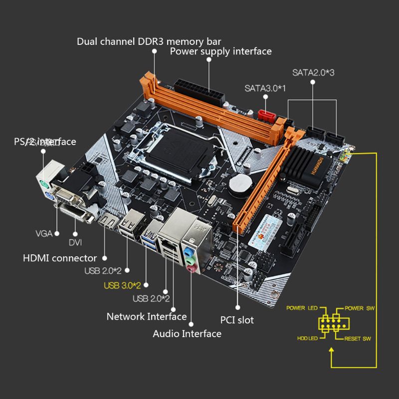 HUANANZHI-B75-Desktop-Motherboard-M-ATX-LGA1155-for-Core-i3-i5-i7-CPU-Support-28G-DDR3-Memory-Black-1690386