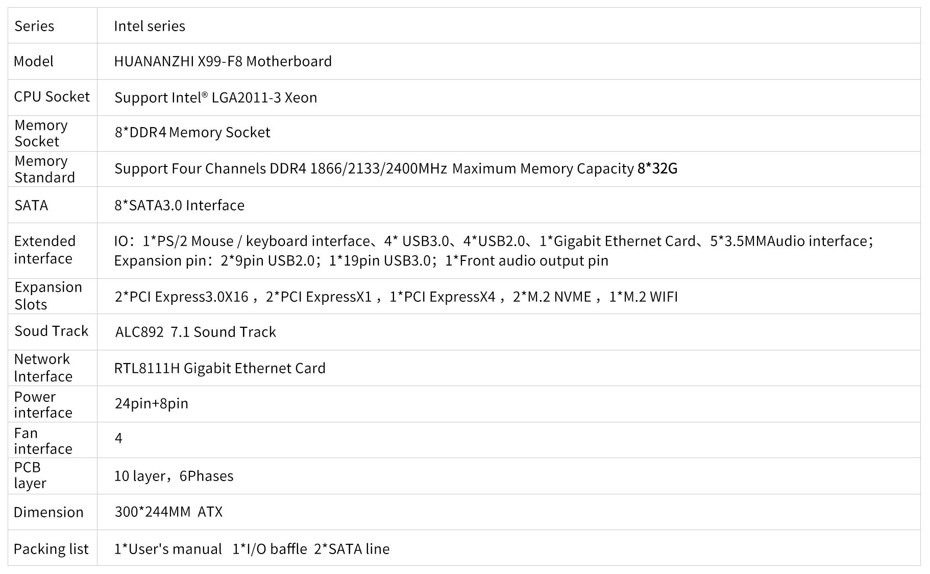 HUANANZHI-X99-F8-Motherboard-Desktop-PC-Computer-Support-Intel-2011-3-Xeon-V3V4-and-Core56-DDR4-2400-1707998