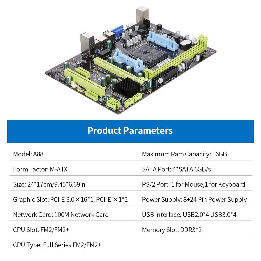 JingSha-A88-Motherboard-Dual-Channel-DDR3-Gaming-Motherboard-for-FM2-Series-CPU-M-ATX-16GB-Mainboard-1765269