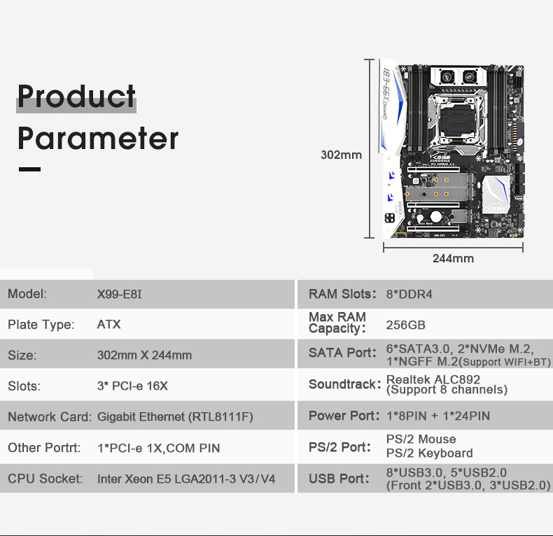 JingSha-X99-E8I-Motherboard-Intel-XEON-E5-LGA2011-3-All-Series-8DDR4-ECC-REG-Memory-NVME-USB30-ATX-S-1764044