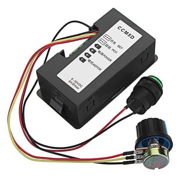 5Pcs-CCM5D-DC-6V-30V-16kHz-Motor-Speed-Controller-LED-Digital-Display-6-8A-PWM-Variable-Speed-Regula-1290686