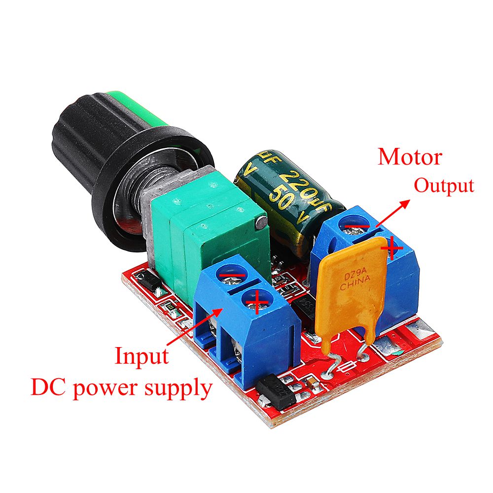 5Pcs-DC-3V-To-DC-35V-5A-90W-Mini-DC-Motor-PWM-Speed-Controller-Module-Speed-Regulator-Adjustable-Lig-1357626