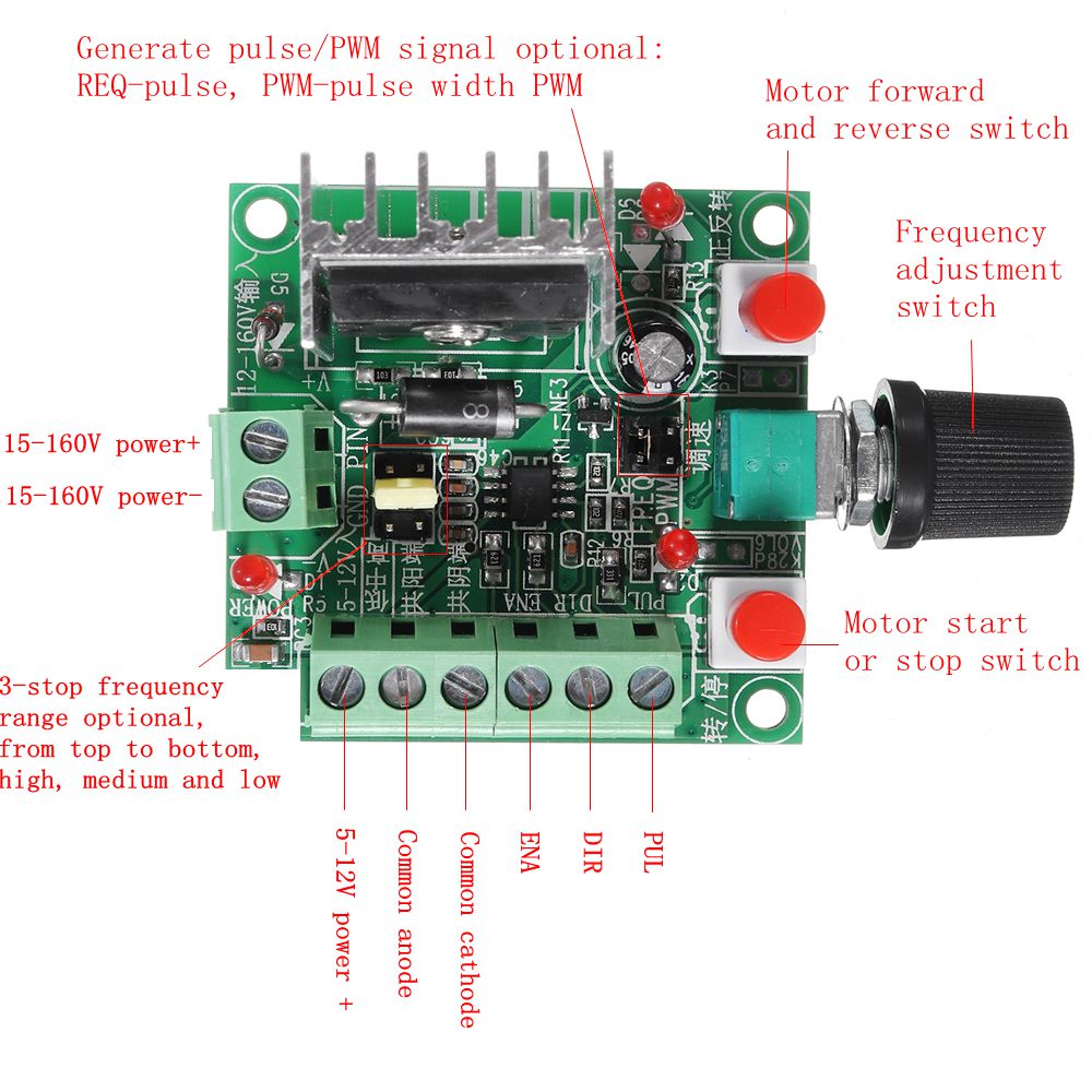 5Pcs-PWM-Stepper-Motor-Driver-Simple-Controller-Speed-Controller-Forward-and-Reverse-Control-Pulse-G-1717362