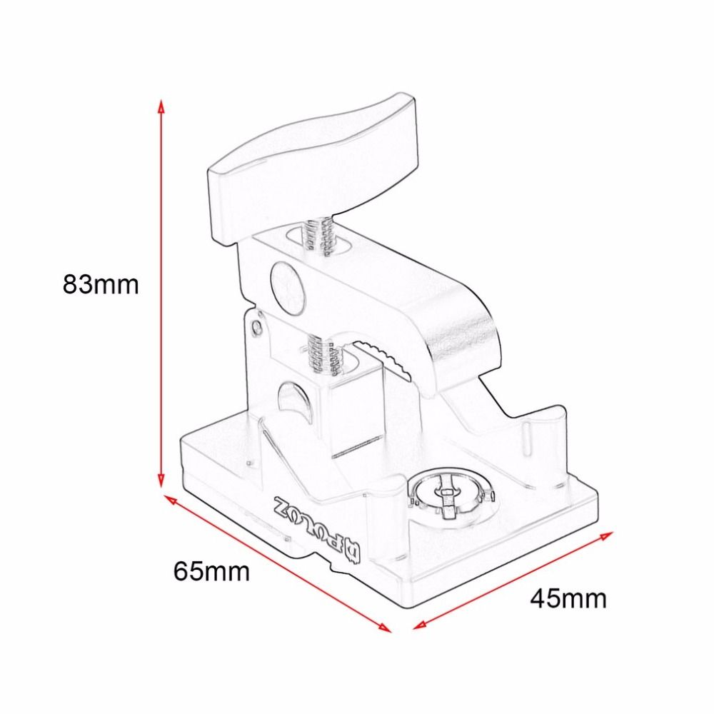 PULUZ-PU196-Multifunctional-Fixing-Clamp-Universal-Aluminum-Alloy-Mount-for-Sport-Action-Camera-1198850