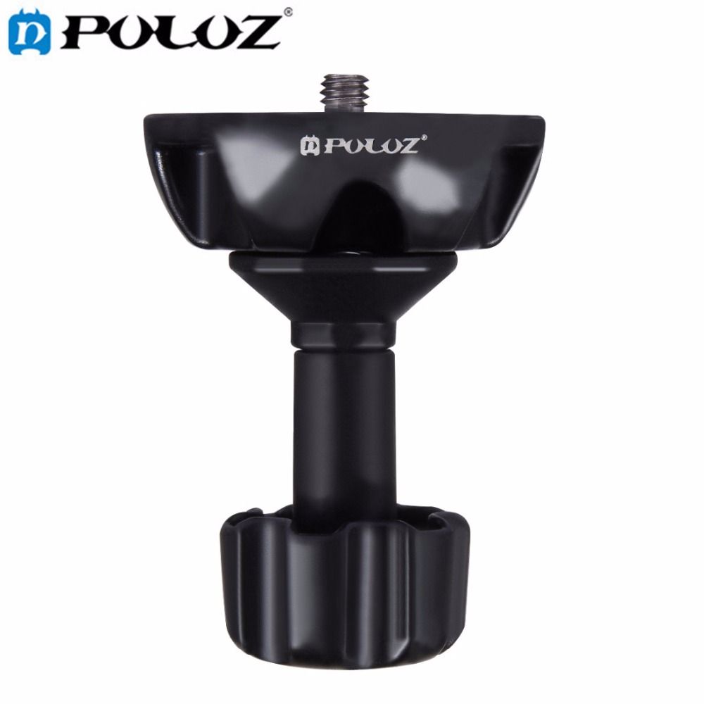 PULUZ-PU3503-75mm-Metal-Half-Ball-Flat-to-Bowl-Adapter-for-Fluid-Head-Tripod-DSLR-Rig-Camera-1177321