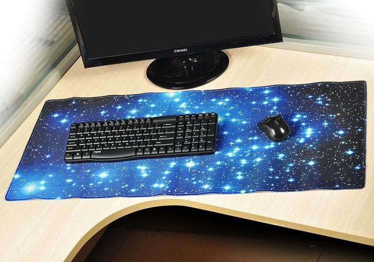Blue-Stars-Anti-Slip-Neoprene-Large-Computer-Gaming-Mouse-Keyboard-Desk-Pad-1077450