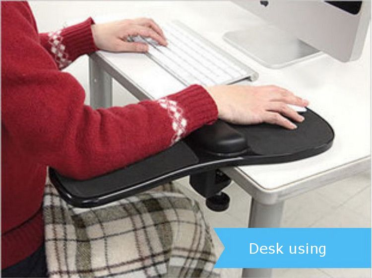Ergonomic-Home-Office-Computer-Arm-Rest-Chair-Desk-Wrist-Mouse-Pad-Support-Black-1079725