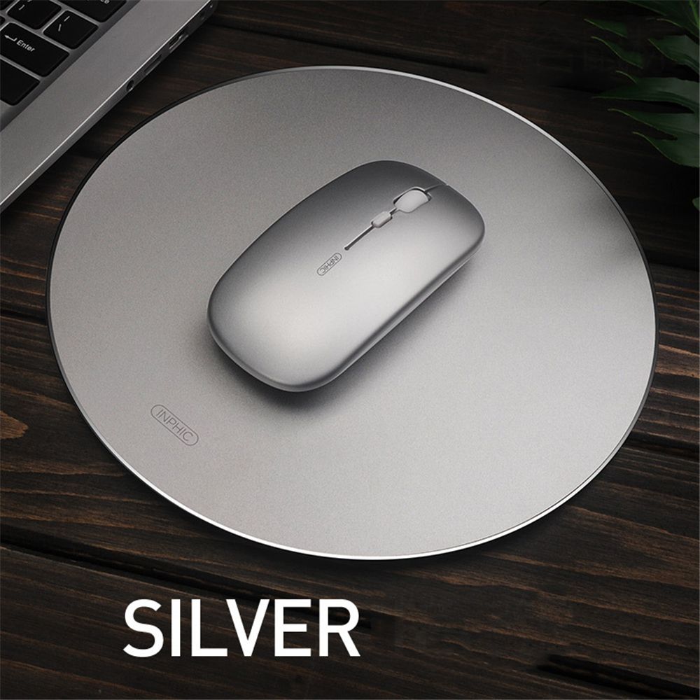 Inphic-PD22-Mouse-Pad-Aluminum-Alloy-Waterproof-Metallic-Alloy-Round-Hard-Table-Pad-MousePad-For-Off-1738166