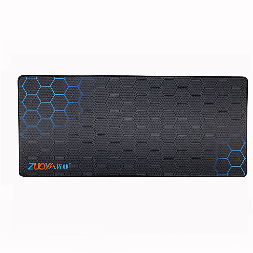 ZOUYA-Black-Gaming-Mouse-Pad-Large-Size-Lockrand-Natural-Rubber-Keyboard-Pad-Table-Mat-Honeycomb-Pat-1744976