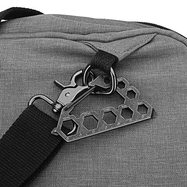 EDC-Pocket-Wrench-Screwdriver-Ruler-Outdoor-Tool-Multifunction-Key-Chain-1252983